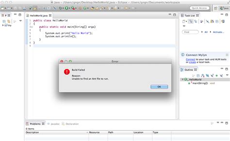 Image result for HelloWorld.java Ant in Eclipse