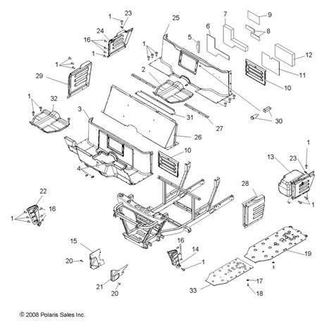 Image result for 2007 Polaris Ranger 700 XP Windshield Diagram
