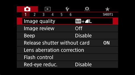 Canon Camera Menu Screen に対する画像結果