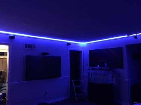 Image result for LED Lighting Strips around Ceiling