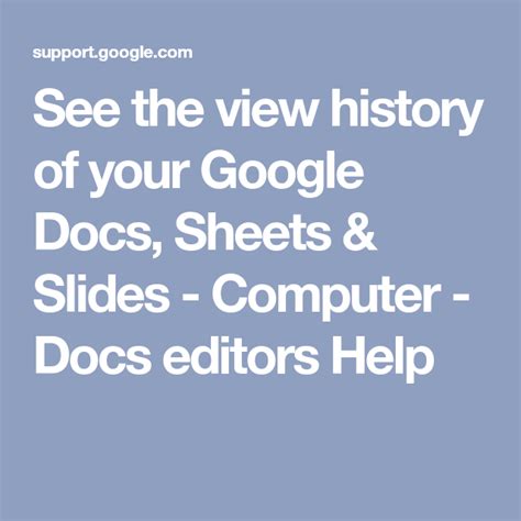 View History Google Docs に対する画像結果