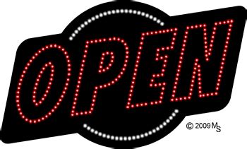 Image result for Animated LED Open Sign