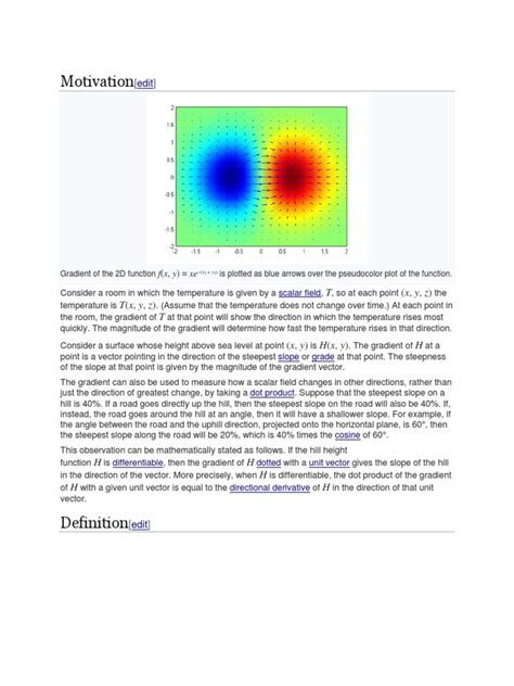 Afbeeldingsresultaten voor Gradient of Position Vector