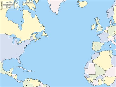 Image result for North Atlantic Map High Resolution