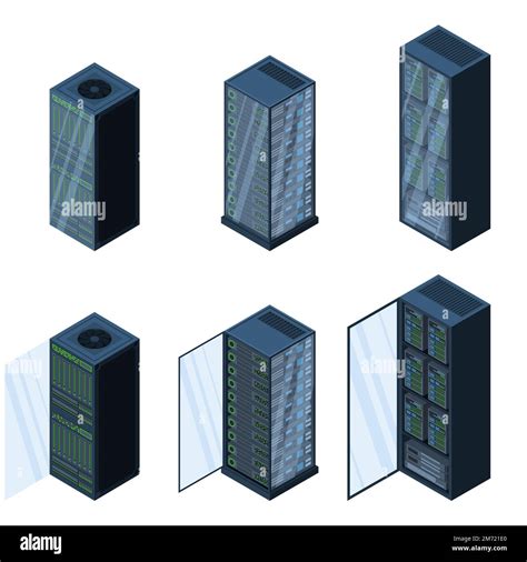 Image result for Isometric Computer with Server
