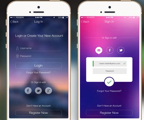 Toradh íomhá ar iOS UI Material Design