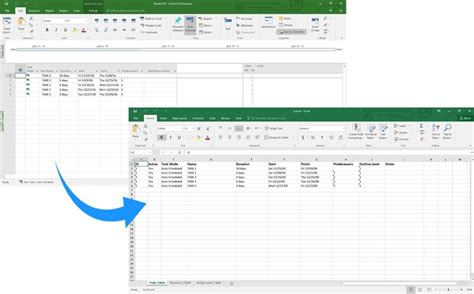 Résultat d’images pour How to Export Excel to MPP