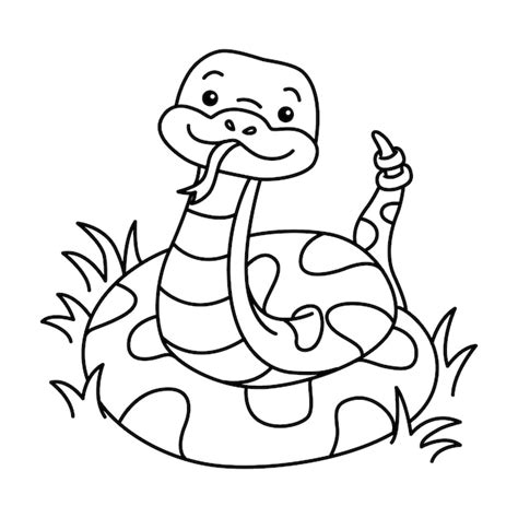 Image result for Python Snake Outline