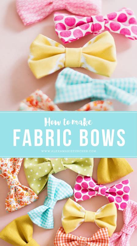 Image result for How to Make Bows From Fabric