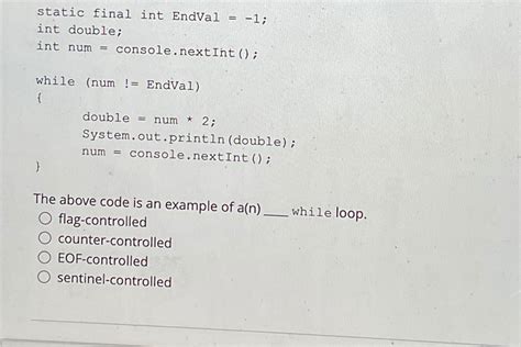 Flag Controlled Loop Example に対する画像結果