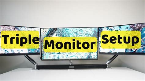 Image result for 3 Monitor Computer Setup