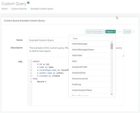 Toradh íomhá ar Custom Queries SQL