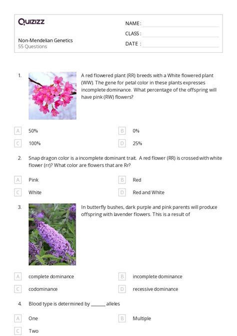 Image result for Non Mendelian Inheritance WebQuest Answer Key