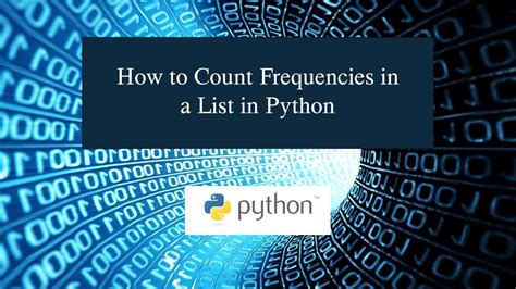 Toradh íomhá ar Python Count Frequency in List