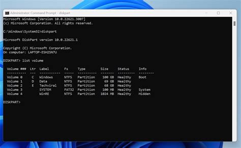 How to Delete Partitions in Command Prompt に対する画像結果