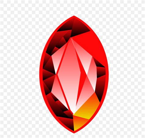 Toradh íomhá ar Ruby Crystal Drawing Shape