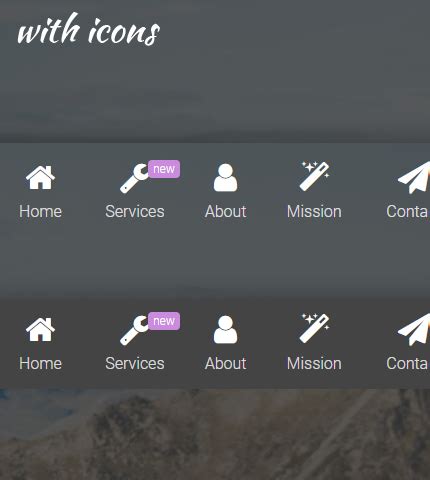 Résultat d’images pour Icon Menu Bootstrap