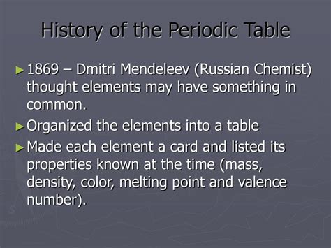 History of Periodic Table PPT Free Download に対する画像結果