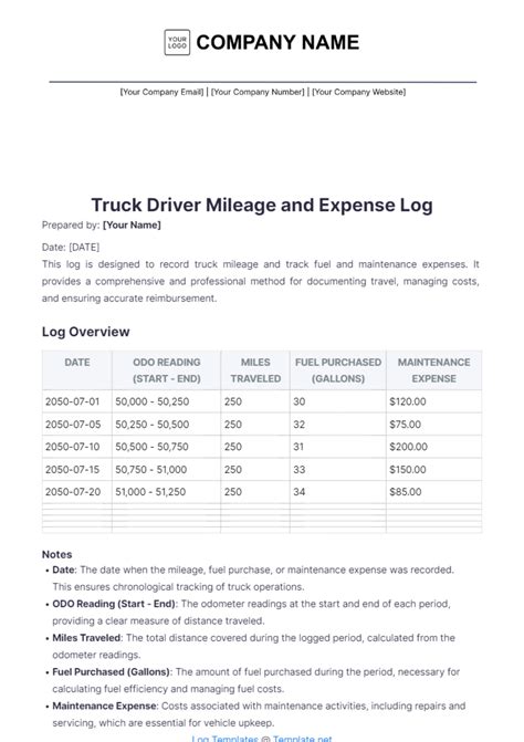 Image result for Transport Log Sheet