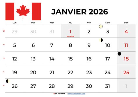 Image result for Calendrier 2026 Québec
