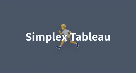 Image result for Simplex Tableau Blank