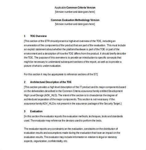 Toradh íomhá ar Technical Report Sample PDF
