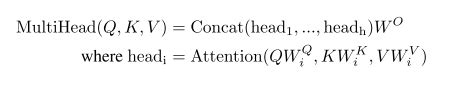 Image result for Mutliheaded Attention Query Key
