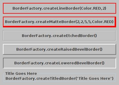 Border Java に対する画像結果