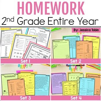 Image result for 2nd Grade Homework Printable