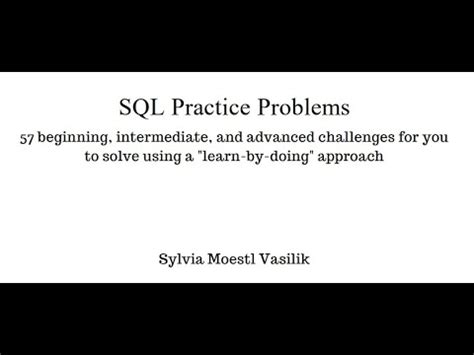 SQL Practice Problems 57 PDF に対する画像結果