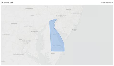 Image result for Zip Code Map Northern Delaware