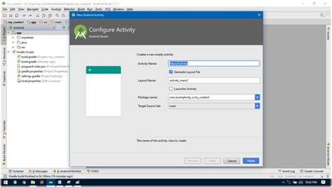 Android Studio Activity に対する画像結果