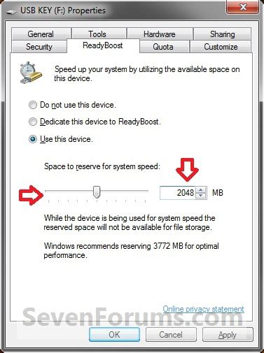 Image result for ReadyBoost Setting