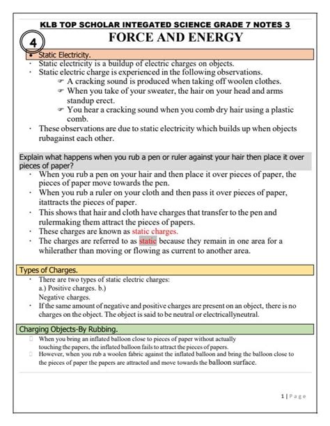 Grade 7 Integrated Science Notes に対する画像結果