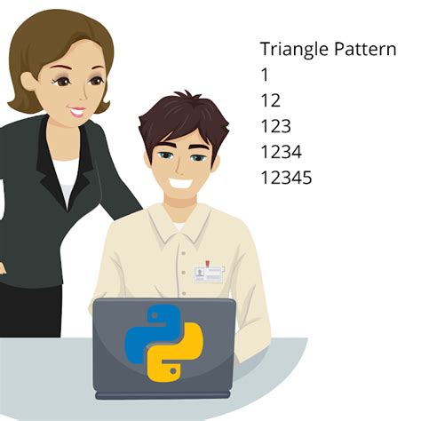 Right Triangle Number Pattern in Python に対する画像結果