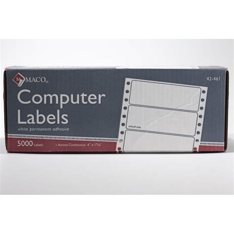 Toradh íomhá ar Computer Labels 4 Long