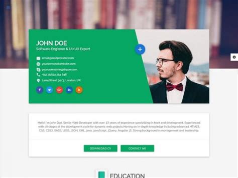 Image result for Cool Resume Using HTML/CSS