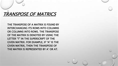 Image result for Transposing Matrix