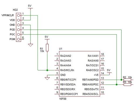 Afbeeldingsresultaten voor 6 Pin Pic Programming Header