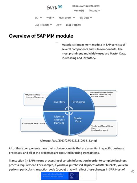Image result for SAP mm Module Tutorial
