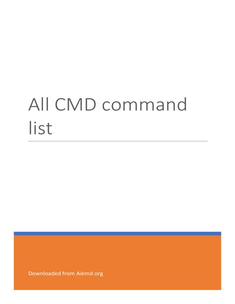 Image result for Popular CMD Commands