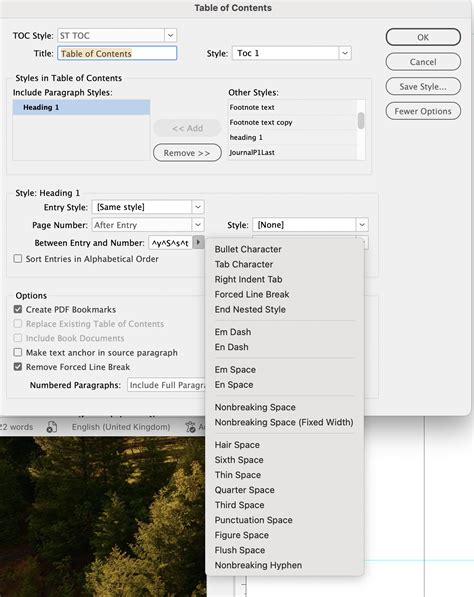 Image result for How to Align Numbers in Table of Contents