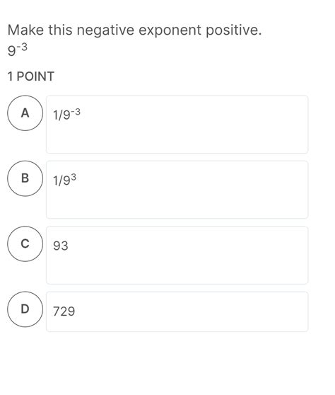 Image result for How to Make Negative Exponents Positive