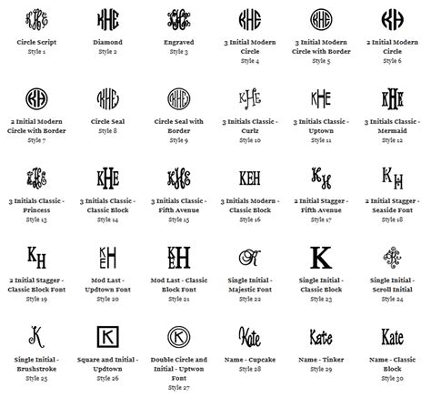 Image result for Examples of Monograms Inside a Logo