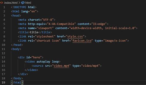 Toradh íomhá ar Autoplay Video HTML5 Not Working