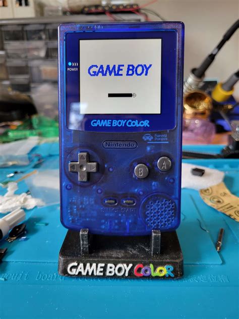 Gameboy Color Clear Blue എന്നതിനുള്ള ഇമേജ് ഫലം