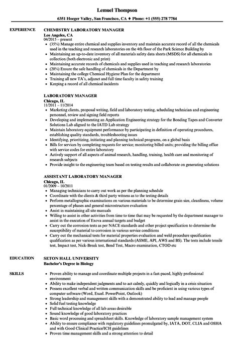 Image result for Lab Operations Manager CV