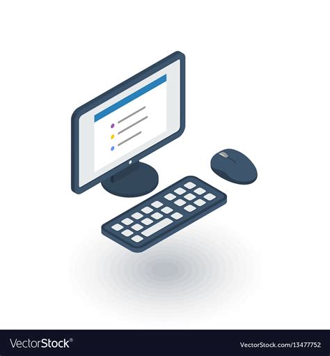 תוצאת תמונה עבור Isometric Icons Computer