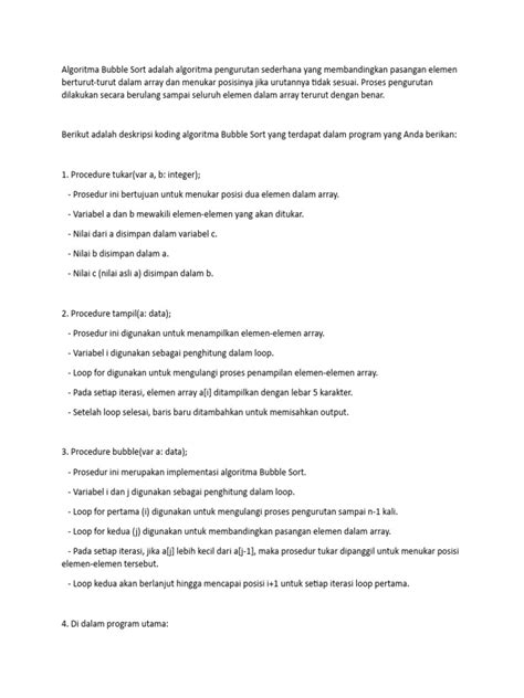 Flowchart Algoritma Bubble Sort に対する画像結果