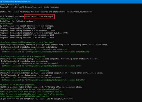 Image result for PowerShell Install Git Chokey